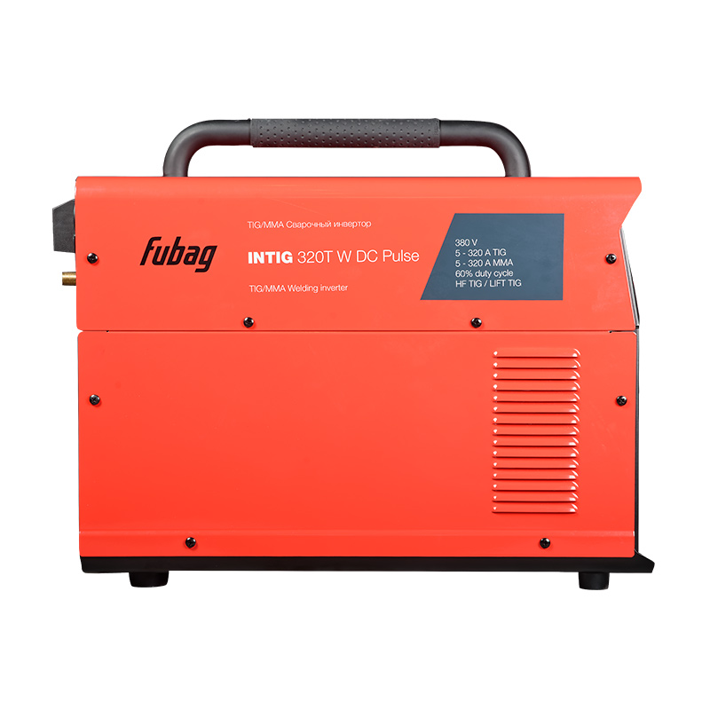 Сварочный инвертор FUBAG INTIG 320 T W DC PULSE с горелкой FB TIG 18 5P 4m, модулем охлаждения и тележкой купить в Москве