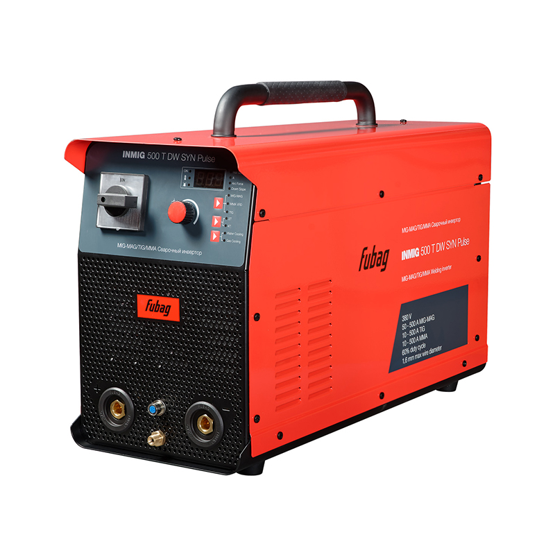 Сварочный полуавтомат INMIG 500T DW SYN PULSE + подающий механизм DRIVE INMIG DW SYN PULSE + горелка FB 500 3m  + блок  охлаждения + тележка + Шланг пакет 5м FUBAG купить в Москве