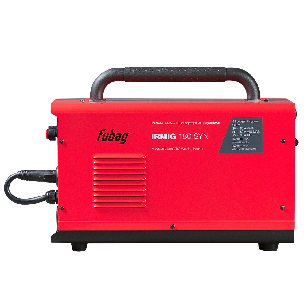 Инверторный полуавтомат FUBAG IRMIG 180 SYN + горелка 250А работает в режимх MIG/MAG, MMA, TIG LIFT DC. купить в Москве
