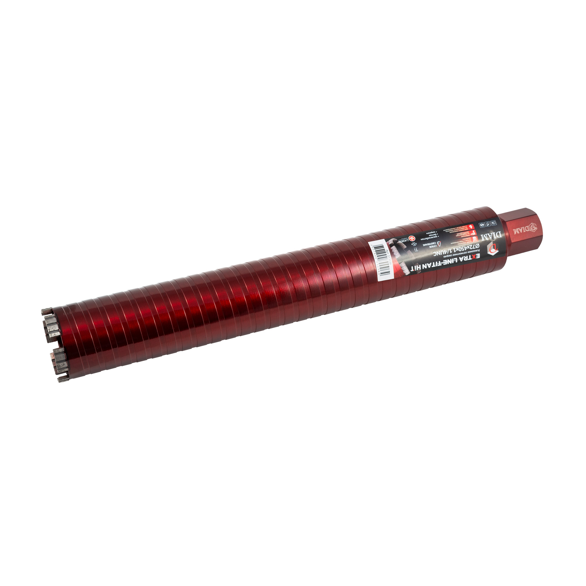 Алмазное сегментное сверло DIAM EXTRA LINE 72х450мм TITAN HIT (сухое сверление) 313036 купить в Москве