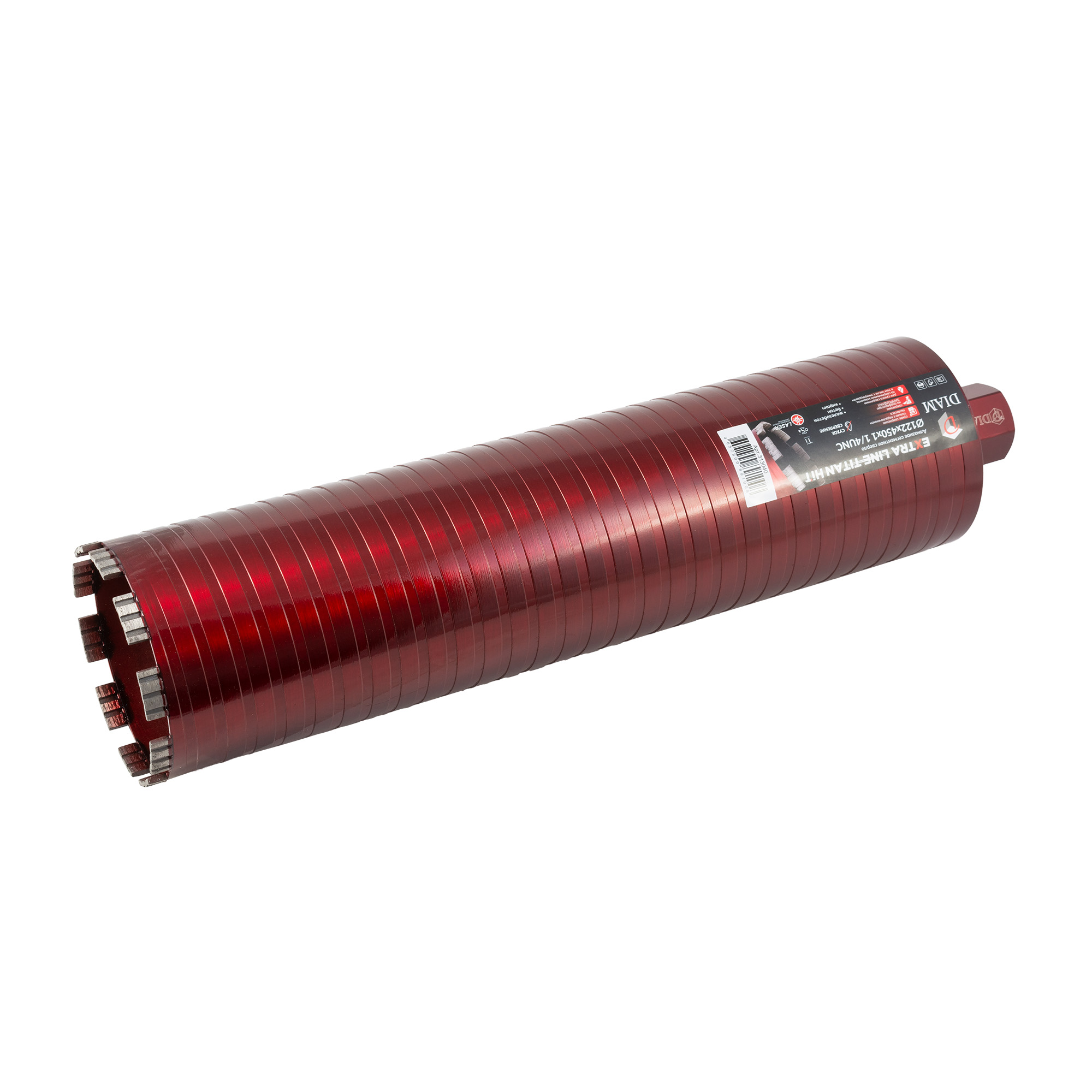 Алмазное сегментное сверло DIAM EXTRA LINE 122х450мм TITAN HIT (сухое сверление) 313040 купить в Москве