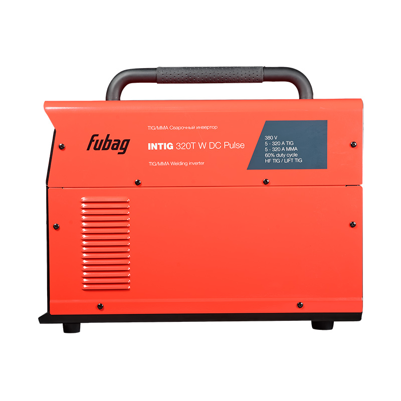Сварочный инвертор FUBAG INTIG 320 T W DC PULSE с горелкой FB TIG 18 5P 4m, модулем охлаждения и тележкой купить в Москве