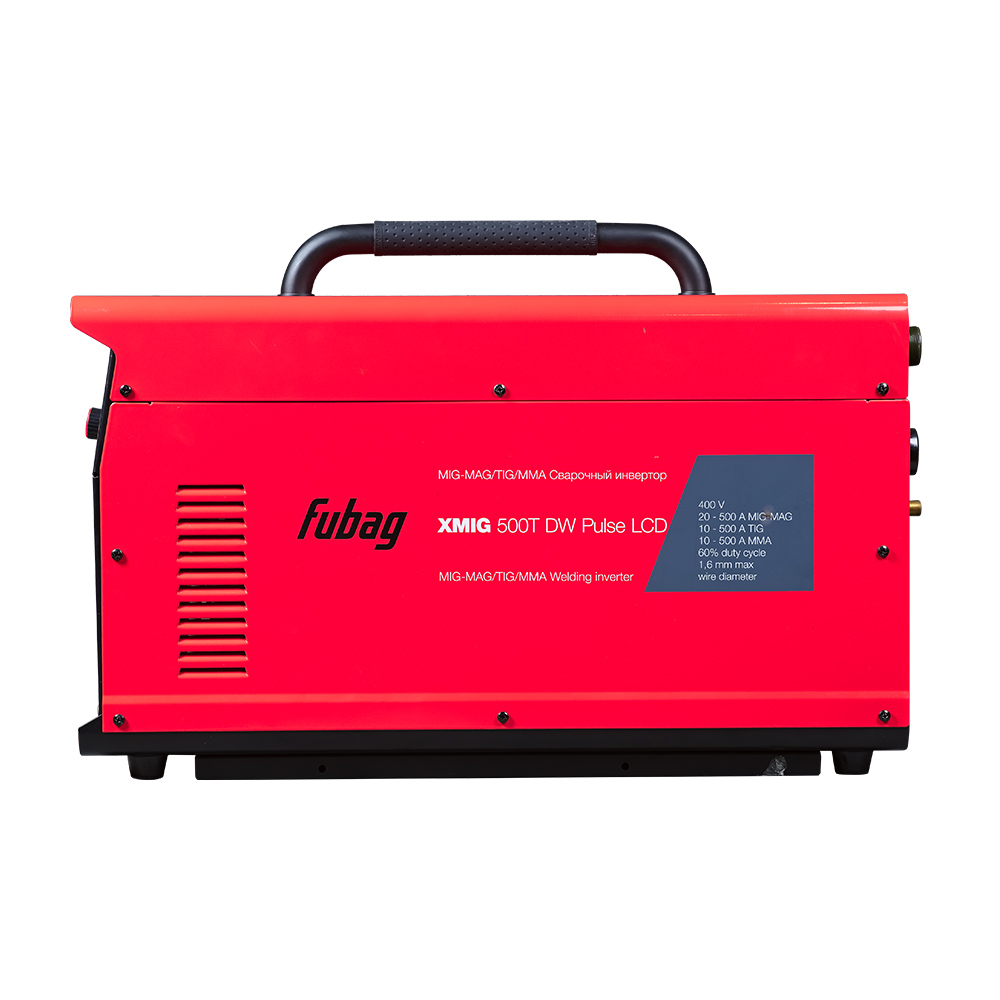 Сварочный полуавтомат инвертор XMIG 500T DW PULSE + Подающий механизм DRIVE XMIG DW PULSE + Горелка FB 550W 3m + Блок жидкостного охлаждения Cool XMIG + Шланг-пакет 5 метров 70мм2 14 pol с жидкостным охлаждением + Тележка XMIG FUBAG купить в Москве