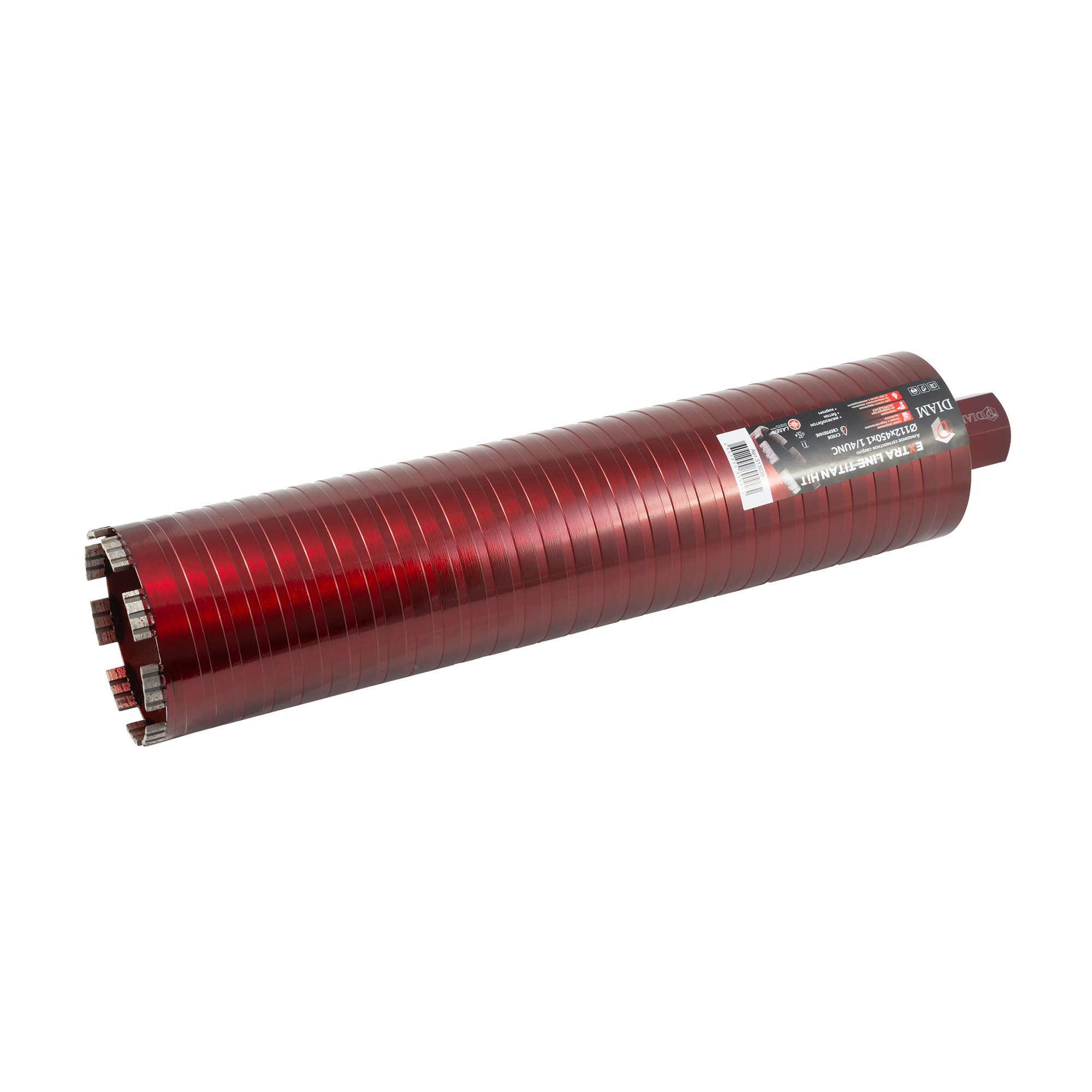 Алмазное сегментное сверло DIAM EXTRA LINE 112х450мм TITAN HIT (сухое сверление) 313039 купить в Москве