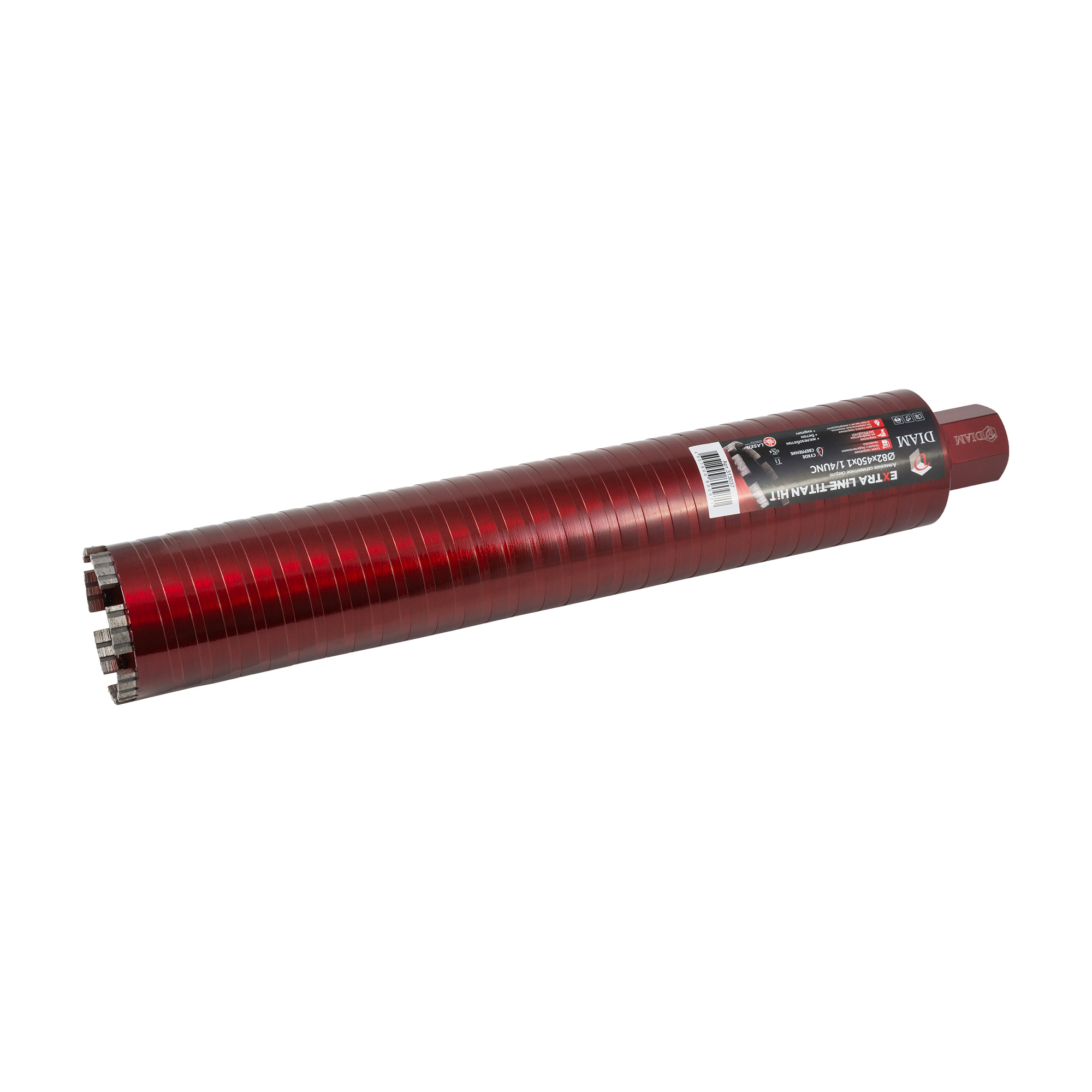 Алмазное сегментное сверло DIAM EXTRA LINE 82х450мм TITAN HIT (сухое сверление) 313037 купить в Москве